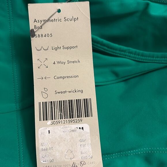 Sweaty Betty NWT Asymmetric Sculpt Bra $68.00 - Picture 5 of 5